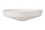Arvo 40x11cm Prismatic Shallow Glass Shade, Frosted