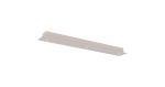 Elsa 3 Hole 600 x 80mm Rectangular Canopy Kit, White