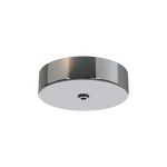 Grazia 1 Hole 10cm Round Canopy Kit (FRAME ONLY), Chrome