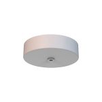 Grazia 1 Hole 10cm Round Canopy Kit (FRAME ONLY), White
