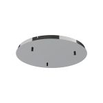 Grazia 3 Hole 50cm Round Canopy Kit (FRAME ONLY), Chrome