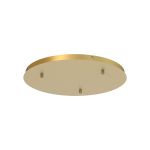 Grazia 3 Hole 50cm Round Canopy Kit (FRAME ONLY), Gold