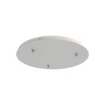 Grazia 3 Hole 50cm Round Canopy Kit (FRAME ONLY), White