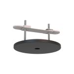 Grazia Recessed Pendant Kit Plate Black