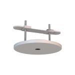 Grazia Recessed Pendant Kit Plate White