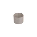 Hemel Round, 18x13.5cm Shade, Cement Linen With Translucent Inner & Cement Carrier