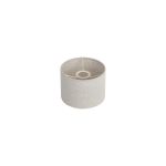 Hemel Round, 18x13.5cm Shade, Sandstone Linen With Translucent Inner & Sandstone Carrier