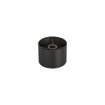 Hemel Round, 18x13.5cm Shade, Self Lined Slate Satin & Slate Carrier
