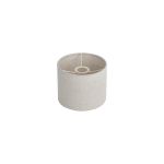 Hemel Round, 20x16.5cm Shade, Sandstone Linen With Translucent Inner & Sandstone Carrier