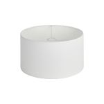 Hemel Round, 40x22cm Shade, Pearl Oyster Linen With Translucent Inner & Pearl Oyster Carrier