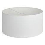 Hemel Round, 60x30cm Shade, Pearl Oyster Linen With Translucent Inner & Pearl Oyster Carrier