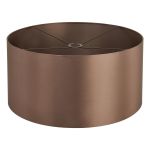 Hemel Round, 60x30cm Shade, Self Lined Stone Satin & Stone Carrier