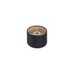 Hemel Round, 18x13.5cm Shade, Black Velvet With Prosecco Paper Lining & Prosecco Finish Carrier