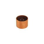 Hemel Round, 18x13.5cm Shade, Burnt Orange Velvet With Copper Paper Lining & Copper Finish Carrier
