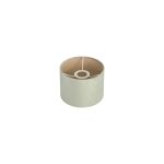 Hemel Round, 18x13.5cm Shade, Sage Green Velvet With Prosecco Paper Lining & Prosecco Finish Carrier