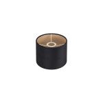 Hemel Round, 20x16.5cm Shade, Black Velvet With Prosecco Paper Lining & Prosecco Finish Carrier