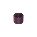 Hemel Round, 18x13.5cm Shade, Aubergine Velvet With Aubergine TC Lining & Aubergine Finish Carrier