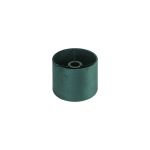 Hemel Round, 20x16.5cm Shade, Self Lined Forest Green Velvet & Green Finish Carrier