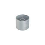 Hemel Round, 20x16.5cm Shade, Light Grey Velvet With Light Grey TC Lining & Light Grey Finish Carrier