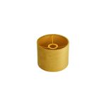 Hemel Round, 20x16.5cm Shade, Ochre Velvet With Ochre TC Lining & Ochre Finish Carrier