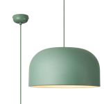 Ecer 43cm Pendant, 1 x E27, Sand Green