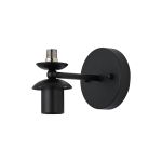 Zara Wall Light (FRAME ONLY), 1+1 Up & Down Light G9+E27, Satin Black