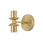 Zara Wall Light (FRAME ONLY), 1+1 Up & Down Light E27, Satin Gold