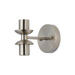 Zara Wall Light (FRAME ONLY), 1+1 Up & Down Light E27, Satin Nickel