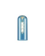 Zara Tubular 10 x 25cm Glass Shade (A), Blue