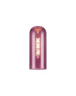 Zara Tubular 10 x 25cm Glass Shade (A), Aubergine