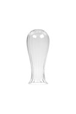 Zara Vase 15 x 35cm Glass Shade (B), Clear