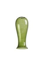 Zara Vase 15 x 35cm Glass Shade (B), Moss Green