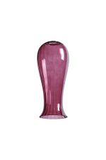 Zara Vase 15 x 35cm Glass Shade (B), Aubergine