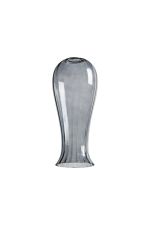 Zara Vase 15 x 35cm Glass Shade (B), Smoke Blue