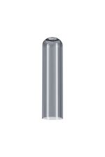 Zara Tubular 10 x 39cm Glass Shade (A), Smoke Blue