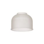 Luxe 14.5x11cm Prismatic Dome Glass Shade (D), Frosted