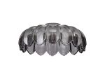 Luxe 26x10cm Petal Bowl Glass Shade (G), Smoke