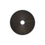 Luxe 25cm Pleated Disc Metal Shade (Q), Bronze