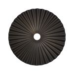 Luxe 35cm Pleated Disc Metal Shade (Q), Bronze