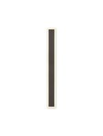 Thalia 80cm Rectangle Wall Lamp, 1 x 19W LED, 3000K, 2182lm, IP65, Dark Grey, 3yrs Warranty