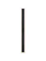 Thalia 1m Rectangle Wall Lamp, 1 x 22W LED, 3000K, 2066lm, IP65, Black, 3yrs Warranty