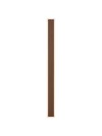 Thalia 1m Rectangle Wall Lamp, 1 x 22W LED, 3000K, 2066lm, IP65, Dark Brown, 3yrs Warranty