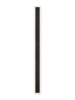 Thalia 1.2m Rectangle Wall Lamp, 1 x 28W LED, 3000K, 2580lm, IP65, Black, 3yrs Warranty