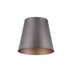 Tera 16 x 14cm (Top Hole 105mm) Brown/Copper Metal Shade (A), NO SUPPORT RODS INCLUDED