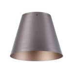 Tera 23 x 18cm (Top Hole 105mm) Brown/Copper Metal Shade (A) NO SUPPORT RODS INCLUDED,