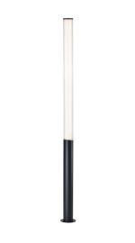 Gant 205cm Bollard, 43W LED, 3000K, 5180lm, IP65, Black, 3yrs Warranty