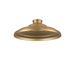Carman Round Tiered Metal Lampshade, Brass/Gold