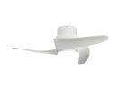Groenland XS 79.5cm 24W LED Dimmable Ceiling Light With Built-In 24W DC Fan, 2700-5000K Remote Control, 2640lm, White, 5yrs Warranty