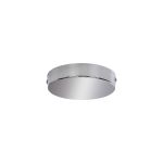 Hayes No Hole 12cm Round Ceiling Plate Polished Chrome Stainless Steel