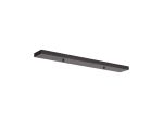 Hayes No Hole 700 x 100mm Linear Ceiling Plate Satin Black